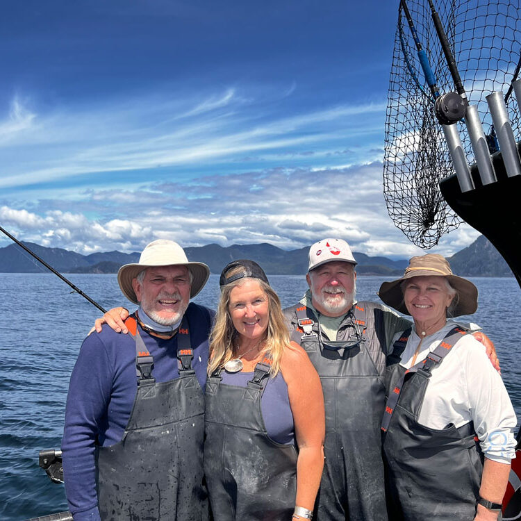 group of fishermen and women